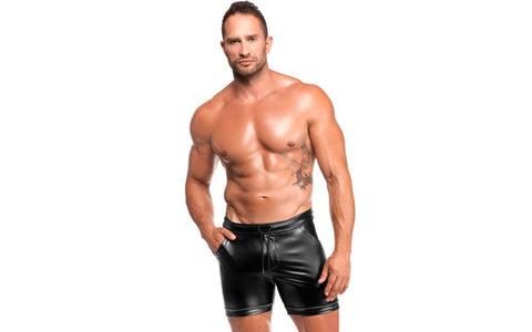 Noir Handmade Rogue Mens Sexy Shorts Black - Mens Briefs And Boxers