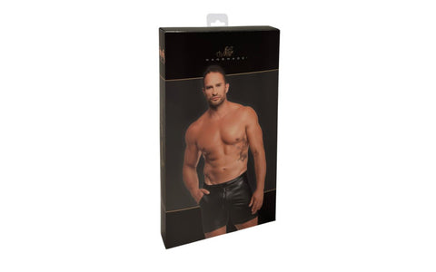 Noir Handmade Rogue Mens Sexy Shorts Black - Mens Briefs And Boxers