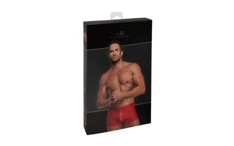 Noir Handmade Sexy Mens Red Ignite Shorts - Mens Briefs And Boxers