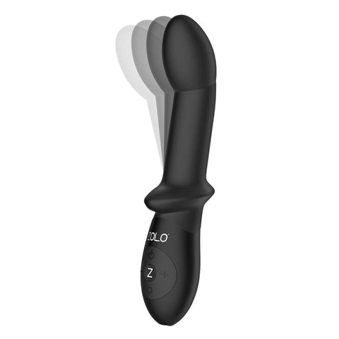 Zolo P Spot Beaded Vibe Curve Rotate and Flare for Blissful Pleasure - Prostate Toys