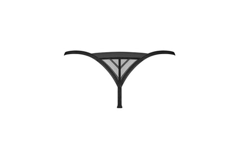 Obsessive Lune Bellis V Shaped Sexy Womens Thong Black - G-Strings, Panties and Shorts
