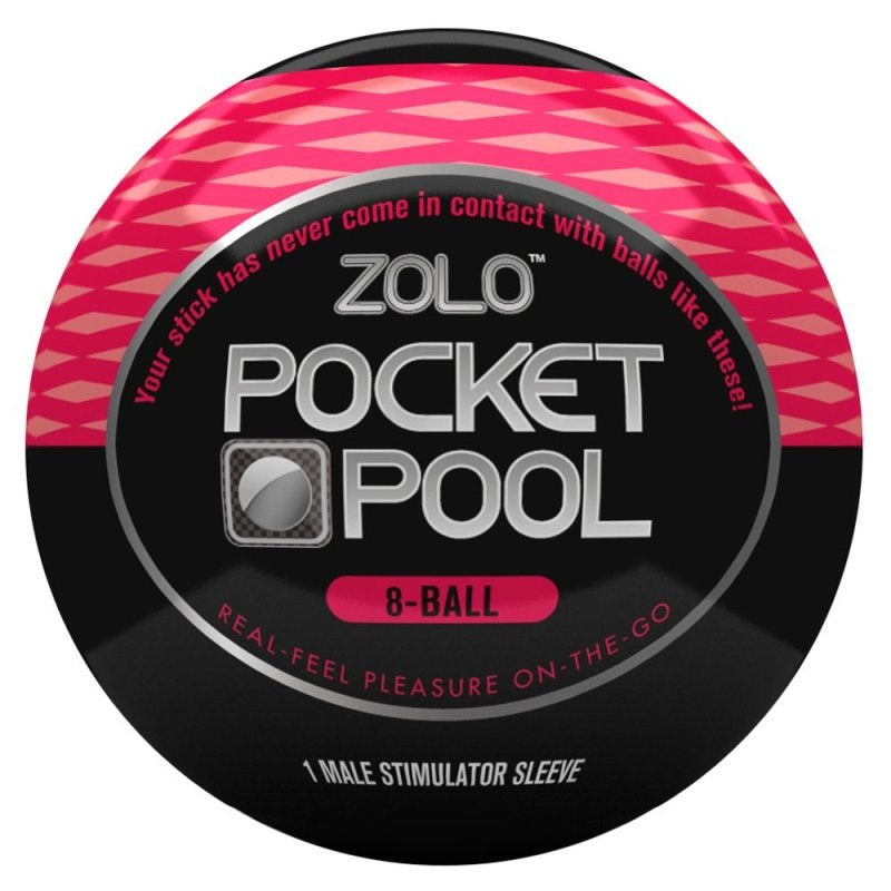 Zolo Pocket Pool Single 8-Ball Daily Dick Ring Pick - - Masturbators and Strokers