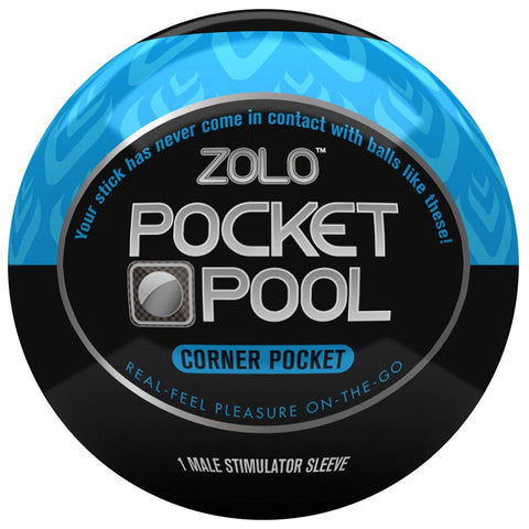 Xgen Products Zolo Pocket Pool Single Corner Pocket Male Masturbator - Masturbators and Strokers