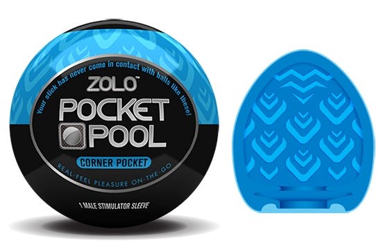 Zolo Pocket Pool Single Corner Pocket Australian Cock Rings - - Masturbators and Strokers