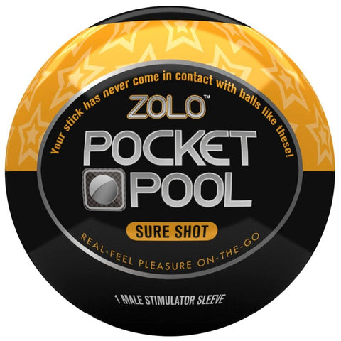 Xgen Products Zolo Pocket Pool Single Sure Shot Star Texture Masturbator - Masturbators and Strokers