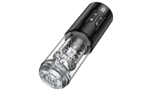 Doc Johnson Valerian LCD Thrusting and Rotating Masturbator