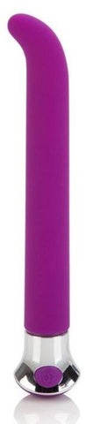 California Exotics 10 Function Risque G Spot Vibrator Purple Curved - G-Spot Vibrators