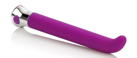 California Exotics 10 Function Risque G Spot Vibrator Purple Curved - G-Spot Vibrators