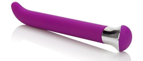 California Exotics 10 Function Risque G Spot Vibrator Purple Curved - G-Spot Vibrators