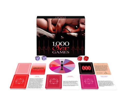 Kheper Games 1000 Sex Games Intimacy Card Game with Dice - Sex Games, Coupons and Tricks