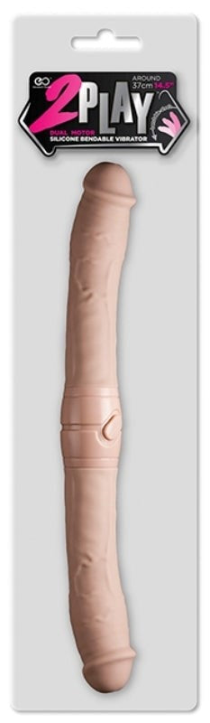 NANMA Corporation 2 Play Dual Motors Double Ender Dual Motor Vibrator - - Realistic Dildos