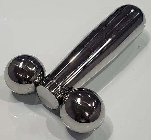 Hells Couture Sculpted Steel Pleasure Massager Premium Steel Dildo - Dental and Clinical
