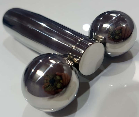 Hells Couture Sculpted Steel Pleasure Massager Premium Steel Dildo - Dental and Clinical