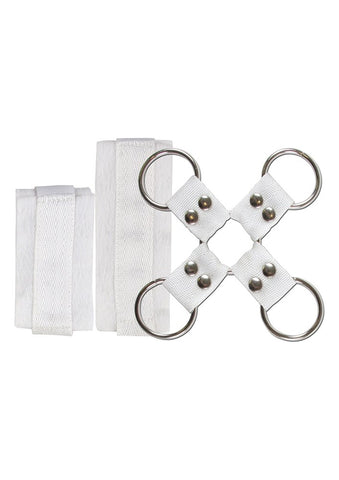 NS Novelties 4Play Lovers Bondage Kit Adjustable Restraints for BDSM Play - Bondage Kits