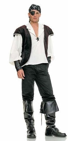 Leg Avenue 5 Piece First Mate Costume Nautical Roleplay Set - Fancy Dress Ups