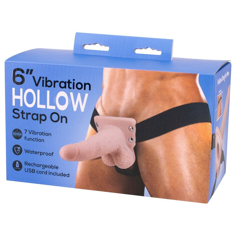 Seven Creations Premium Adjustable Vibrating Strap On with 7 Vibration Modes - - Realistic Dildos