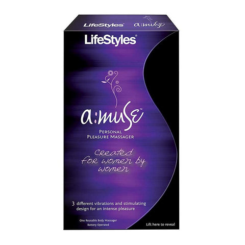 Ansell A:Muse Personal Pleasure Massager with 5 Vibration Speeds - Personal Massagers