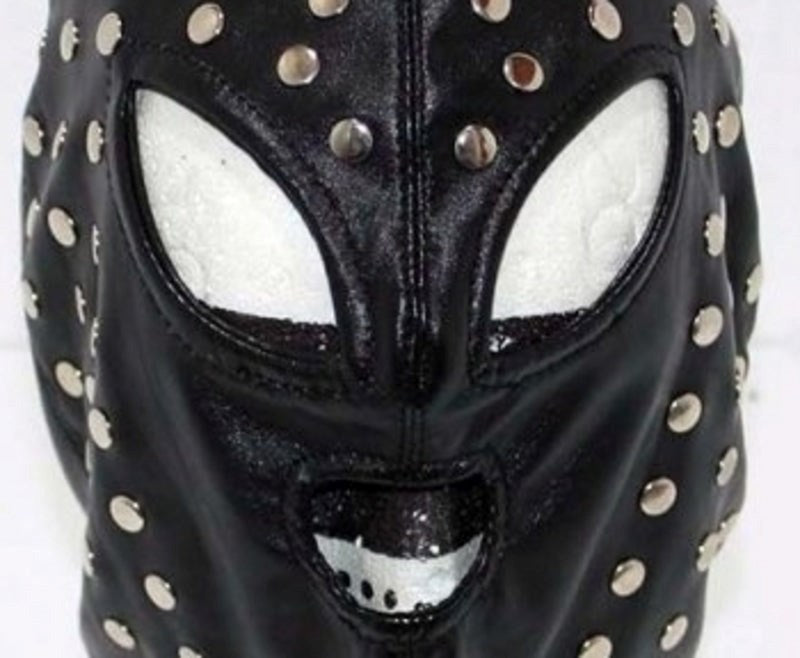 Achilles Stretch Faux Leather Extreme Hood - - Bondage Hoods