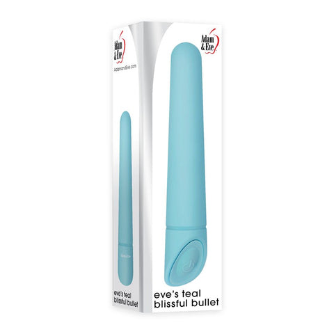Adam & Eve Eves Teal Blissful Bullet Stylish Design Powerful Vibrations - Bullet Vibrators