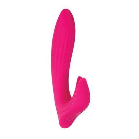Adam & Eve Pink Bliss Sculpted Vibrator 10 Modes USB - Rabbit Vibrators