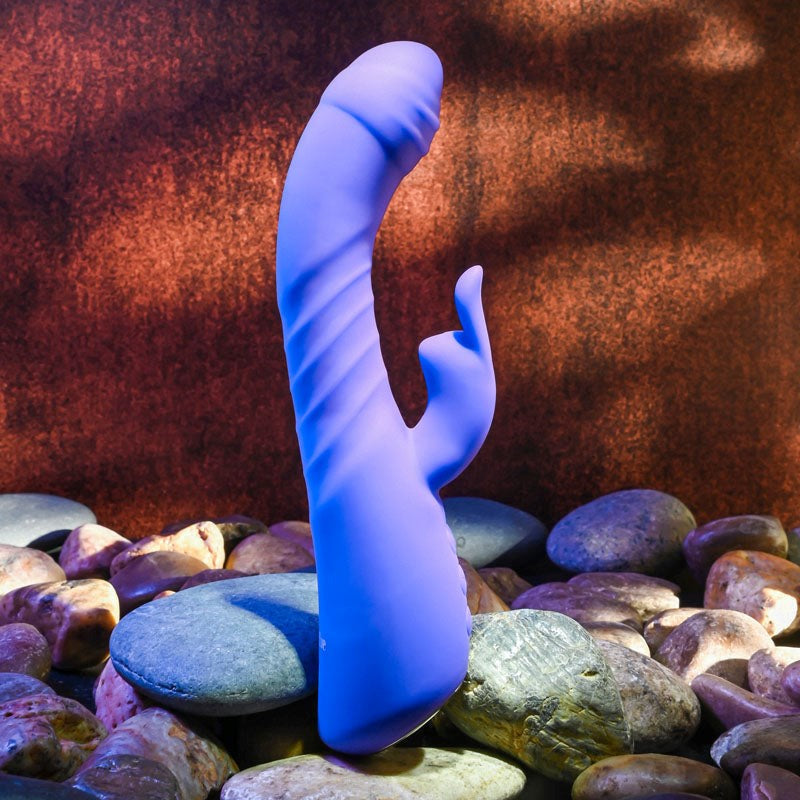 Adam & Eve Eves Posh Thrusting Warming Rabbit Thrusting Vibrator - Rabbit Vibrators