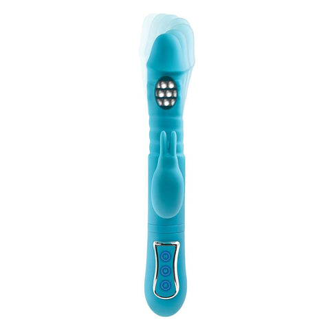 Adam & Eve Thrusting Triple Joy Rabbit Triple Stimulation - Rabbit Vibrators