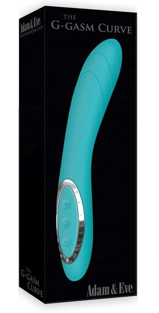 Adam & Eve G Gasm Curve Silicone G Spot Vibrator with 36 Vibration Functions - - G-Spot Vibrators