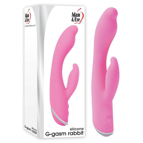 Adam & Eve G Gasm Rabbit Pink Dual Motor Vibrator - Rabbit Vibrators