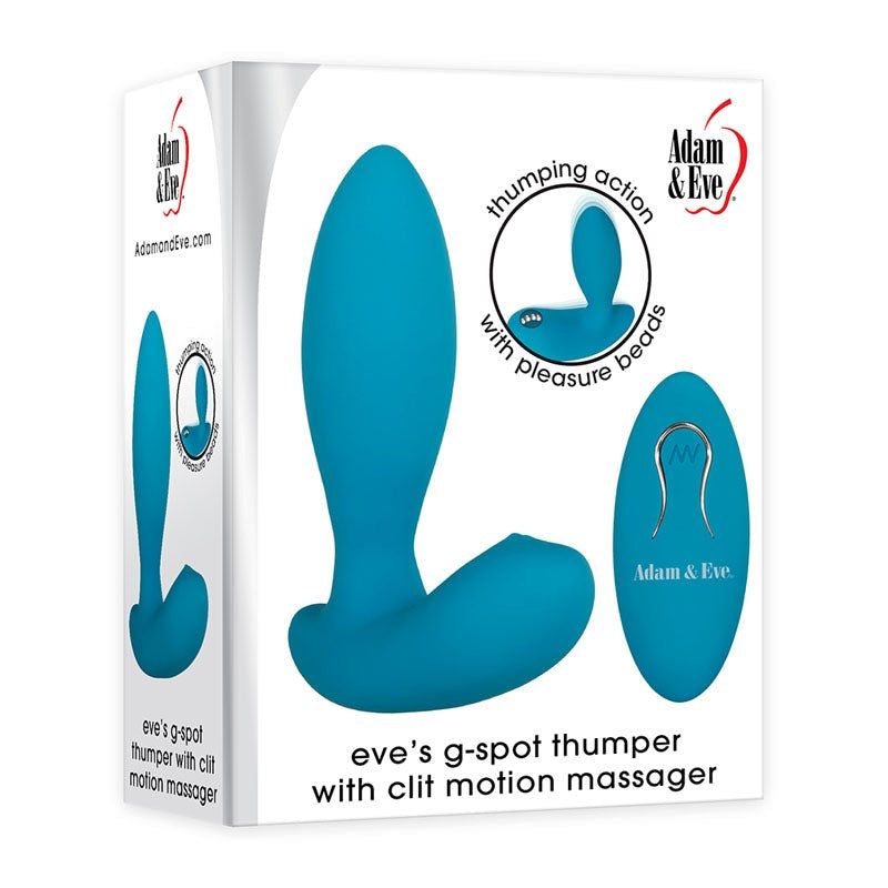 Adam & Eve Ecstatic Bliss G Spot Thumper & Clit Motion Massager - - G-Spot Vibrators