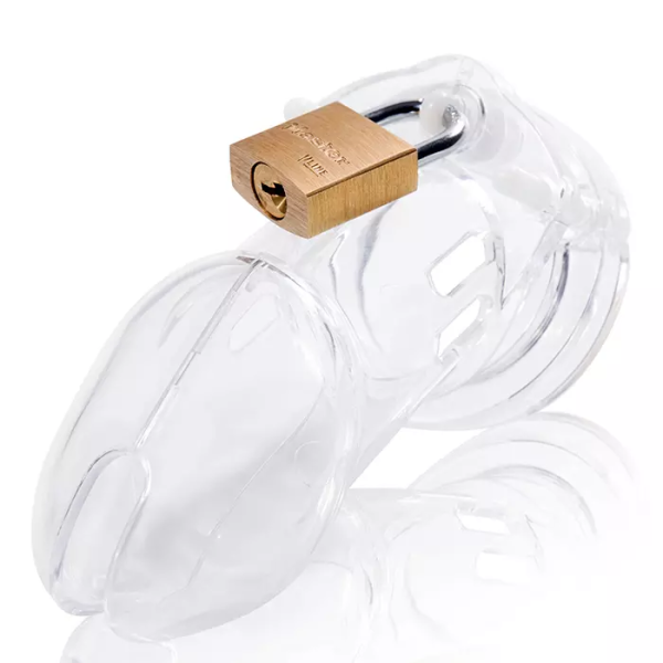 CB-6000 Cock Cage Ket Clear - - Male Chastity