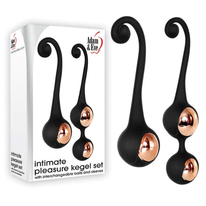 Adam & Eve Intimate Pleasure Kegel Trainer Kit Weighted Balls - - Love Eggs and Kegel Exercisers