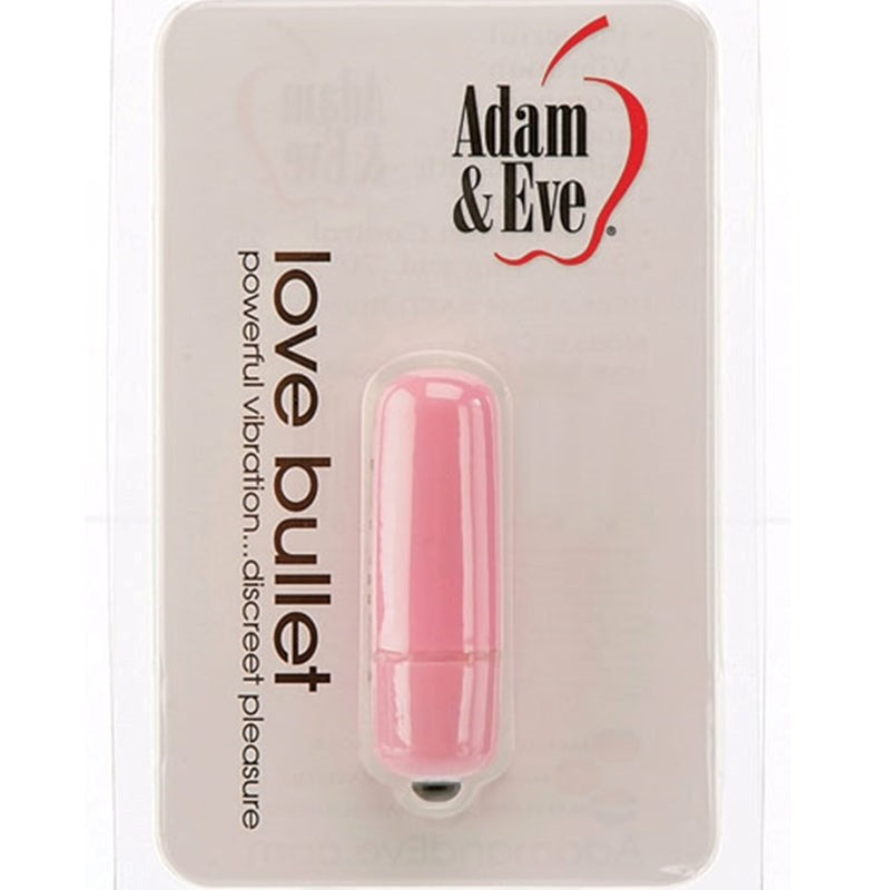 Adam & Eve Love Bullet Compact Waterproof Vibrator - - Personal Massagers