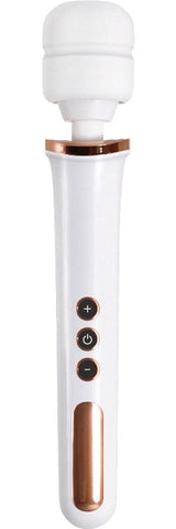 Adam & Eve Rechargeable Magic Massager Rose Gold Wand Vibrator - Personal Massagers