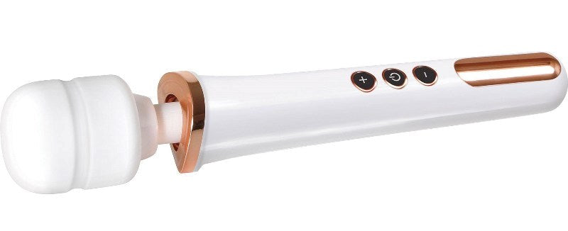 Adam & Eve Rechargeable Magic Massager Rose Gold Wand Vibrator - - Personal Massagers