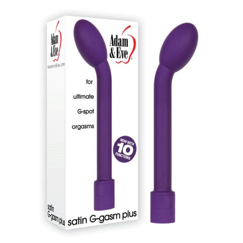 Adam & Eve Satin G Gasm Plus Purple G Spot Vibrator - G-Spot Vibrators