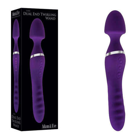 Adam & Eve Dual End Twirling Pleasure Wand Dual Motor - Body Wands