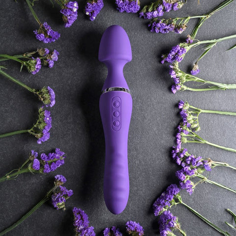 Adam & Eve Dual End Twirling Pleasure Wand Dual Motor - Body Wands