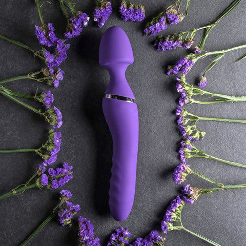 Adam & Eve Dual End Twirling Pleasure Wand Dual Motor - Body Wands