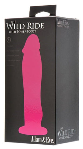 Adam & Eve The Wild Ride with Power Booster Vibrator G Spot Stimulation - Vibrating Dildos