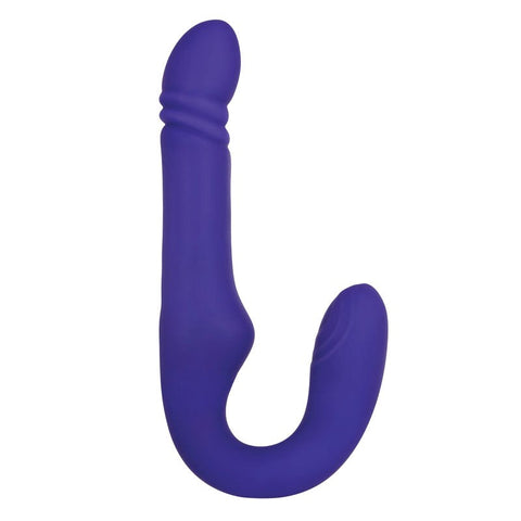 Adam & Eve Thrilling Strapless Strap On with Thrusting Motion - Strap On Sextoys