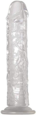 Adam & Eve Crystal Clear 8 Inch Dong Transparent Dildo - Realistic Dildos