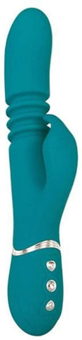 Adam & Eve Eves Rechargeable Thrusting Rabbit with Dual Motor Vibration - Rabbit Vibrators