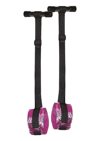 Adam & Eve Sextoys Ellipse Shape Steel Wrist Bar and Cuffs Bondage Restraints - Cuffs and Restraints