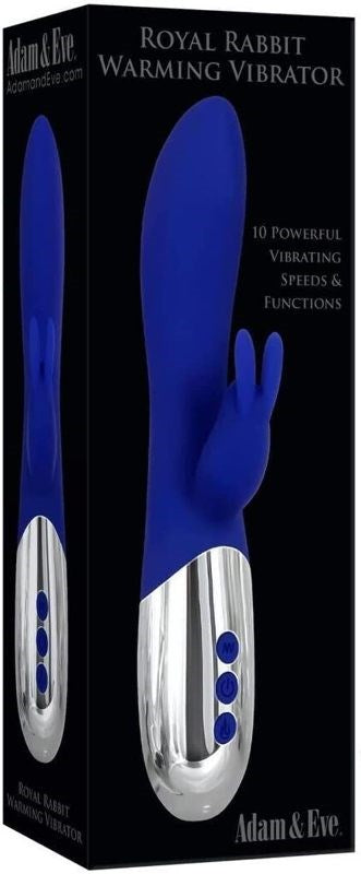 Adam & Eve Royal Warming Rabbit Vibrator Dual Stimulation with Warming - - Rabbit Vibrators