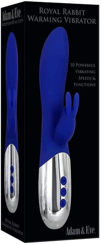 Adam & Eve Royal Warming Rabbit Vibrator Dual Stimulation with Warming - Rabbit Vibrators