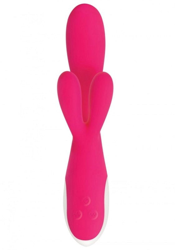 Evolved Clit Boppin Bunny Dual Stimulation Rabbit Vibrator with 3 Motors - Clit Ticklers and Pulsators
