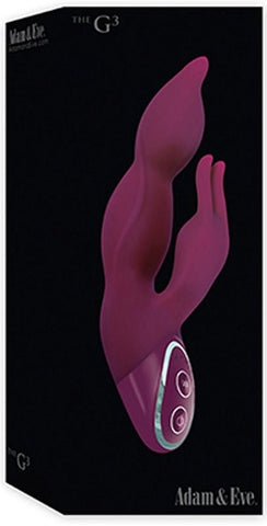 Adam & Eve The G3 Silicone Rabbit Vibrator Triple Motor - Rabbit Vibrators