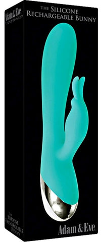 Adam & Eve The Silicone Rechargeable Bunny Dual Vibrator - Rabbit Vibrators