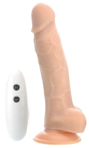 Adam & Eve Adams True Feel Rechargeable Dildo with Remote Control - Vibrating Dildos