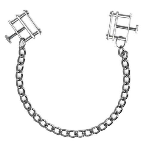 BDStyle Adjustable Nipple C Clamps with Precision Thumbscrew Control - Breast and Nipple Toys